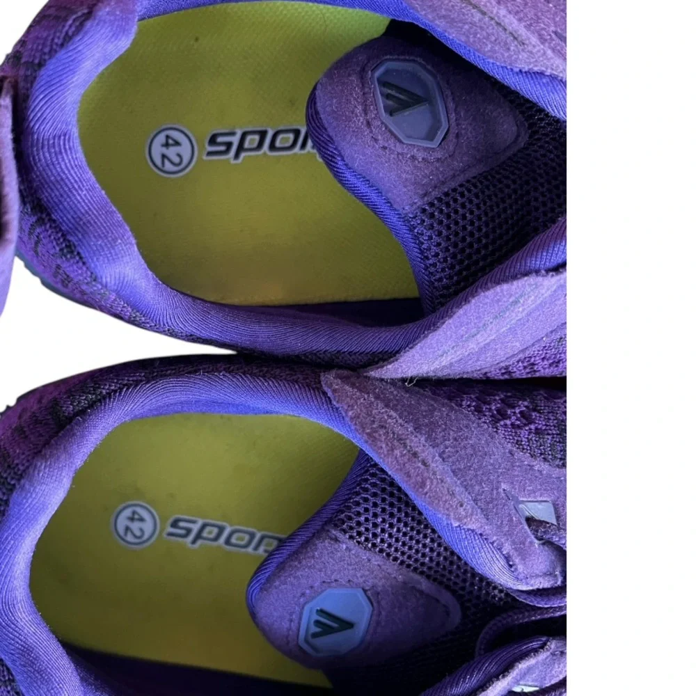 Sports brand purple sneakers